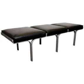 Estelle and Erwine Laverne Mid-Century Modern Three-Seat Bench