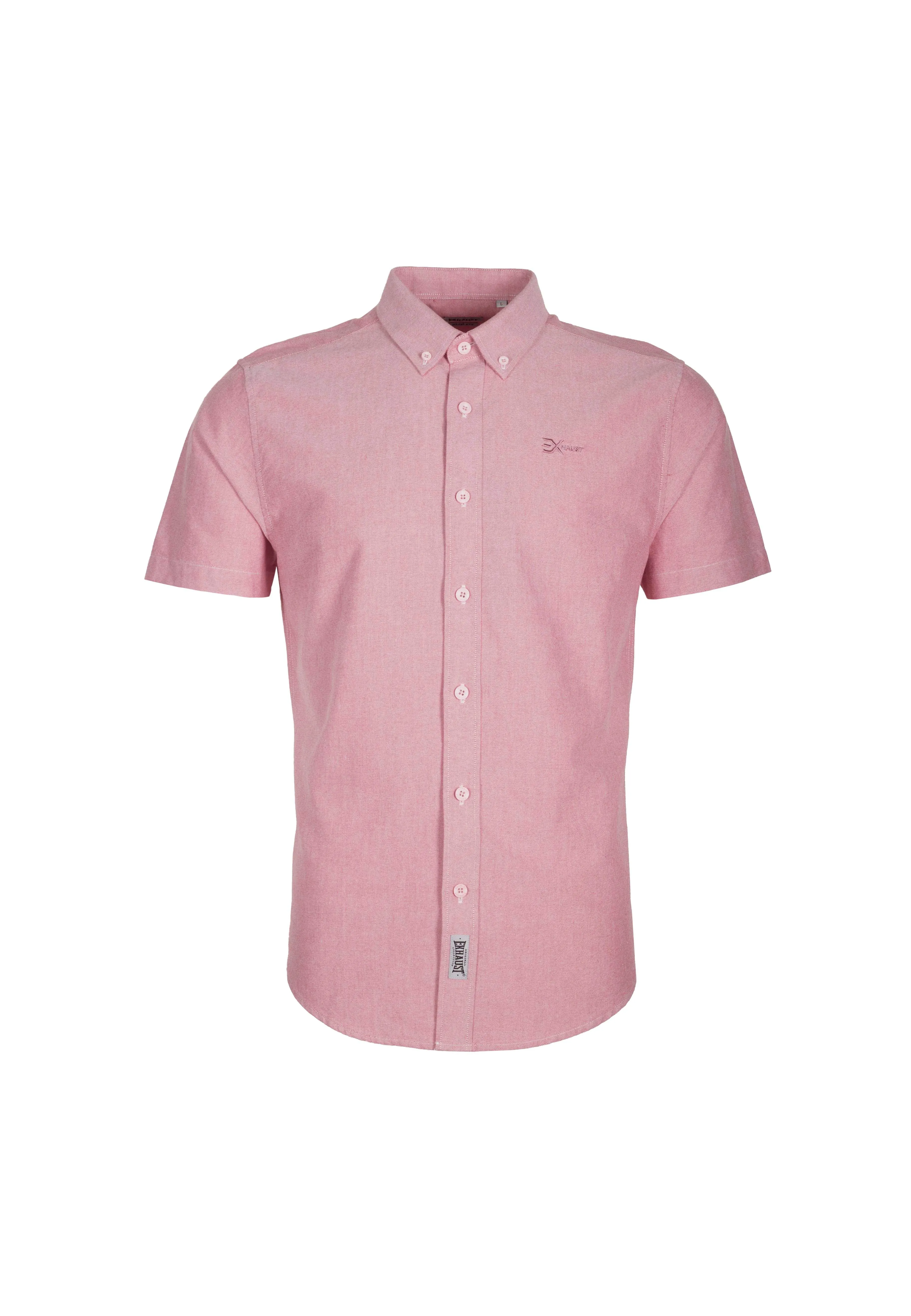 EXHAUST 100% Cotton Short Sleeve Shirt [Slim Fit] (SET A) 1314