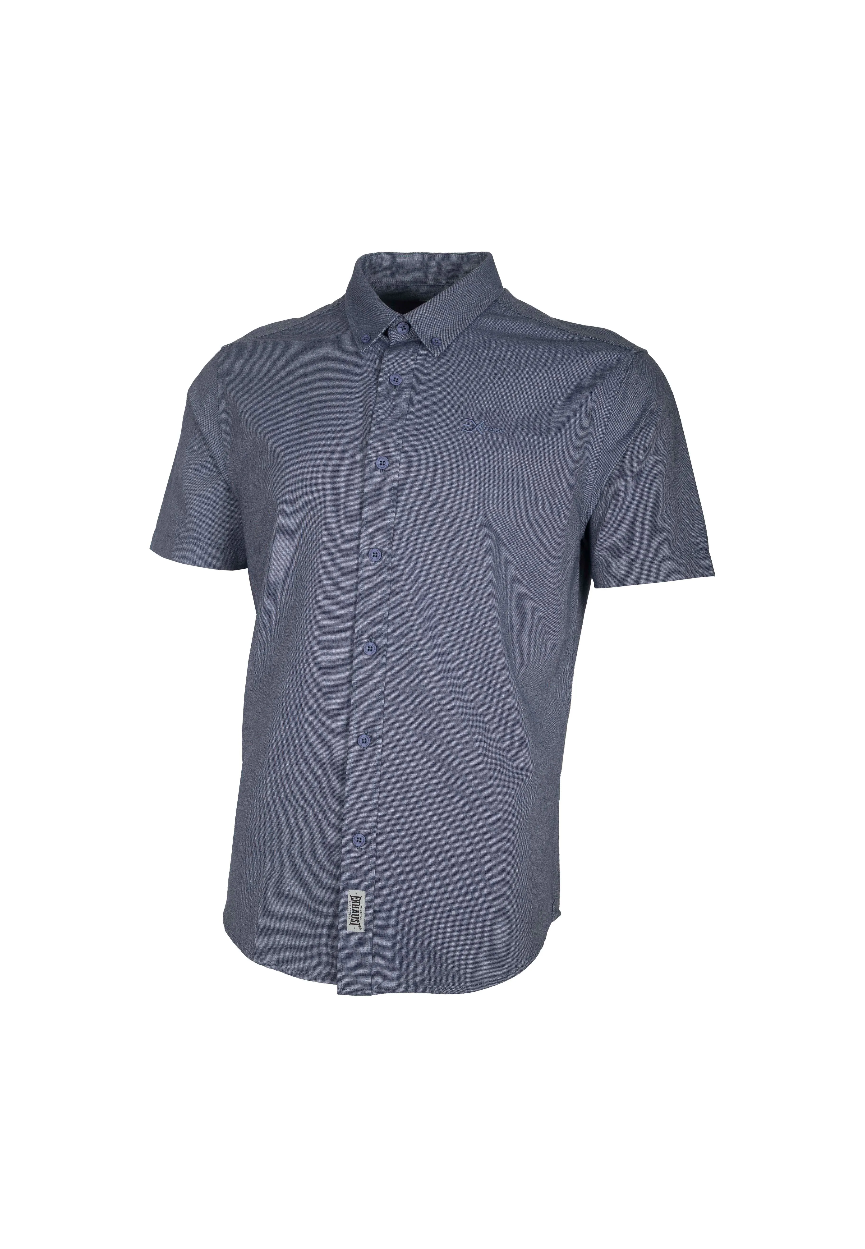 EXHAUST 100% Cotton Short Sleeve Shirt [Slim Fit] (SET A) 1314