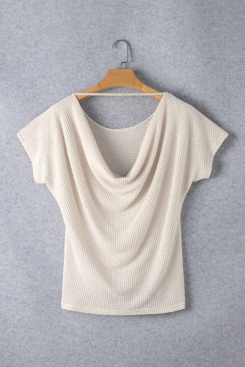 Explore More Collection - Backless Round Neck Short Sleeve T-Shirt