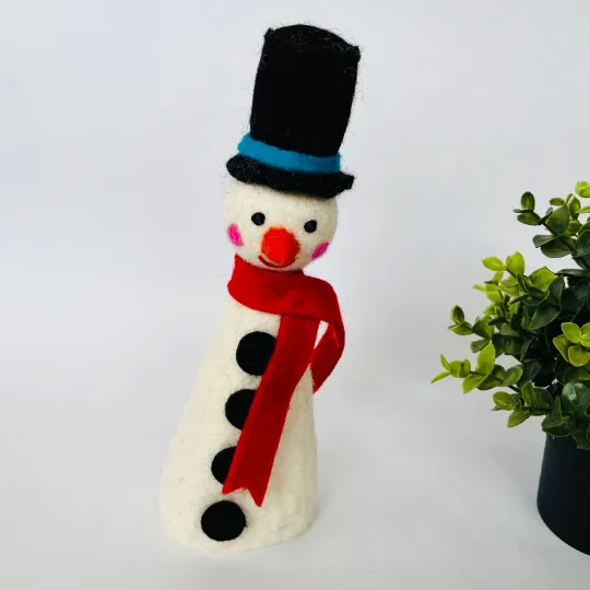 Felt Snowman Tree Topper