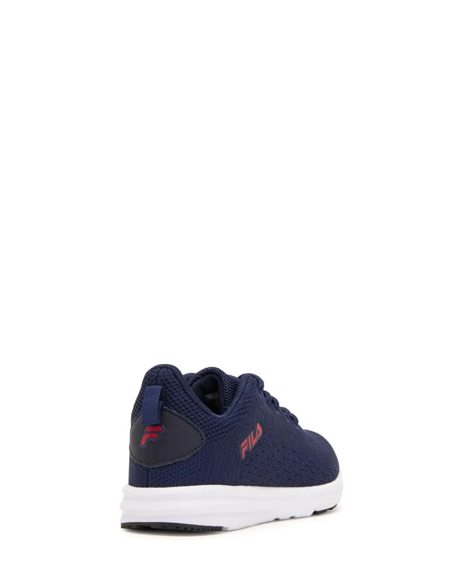 FILA JUNIOR CLASSIC NAVY/RED RUNNING SHOE