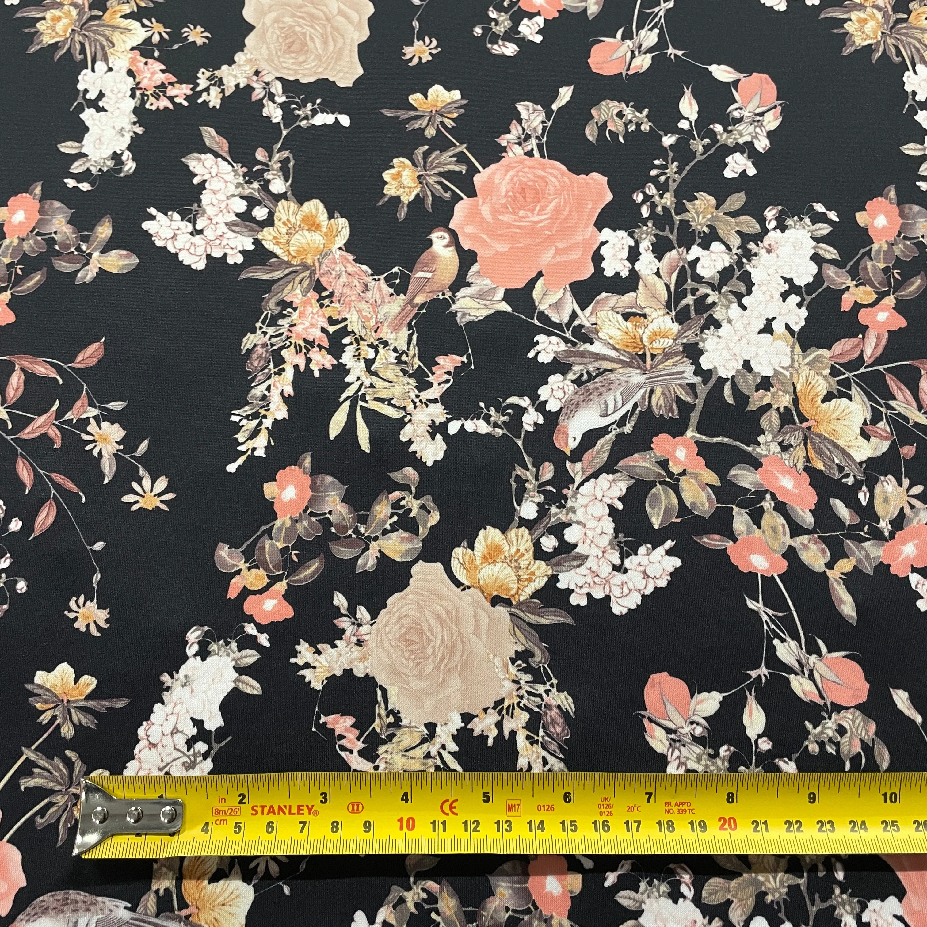 FS898 Black Floral