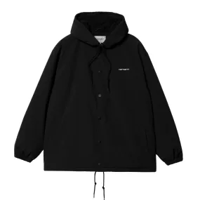 Giubbino Uomo Carhartt WIP Hooded Coach Nero