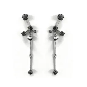 Grand Pyrite (L) Earrings [Black gold]