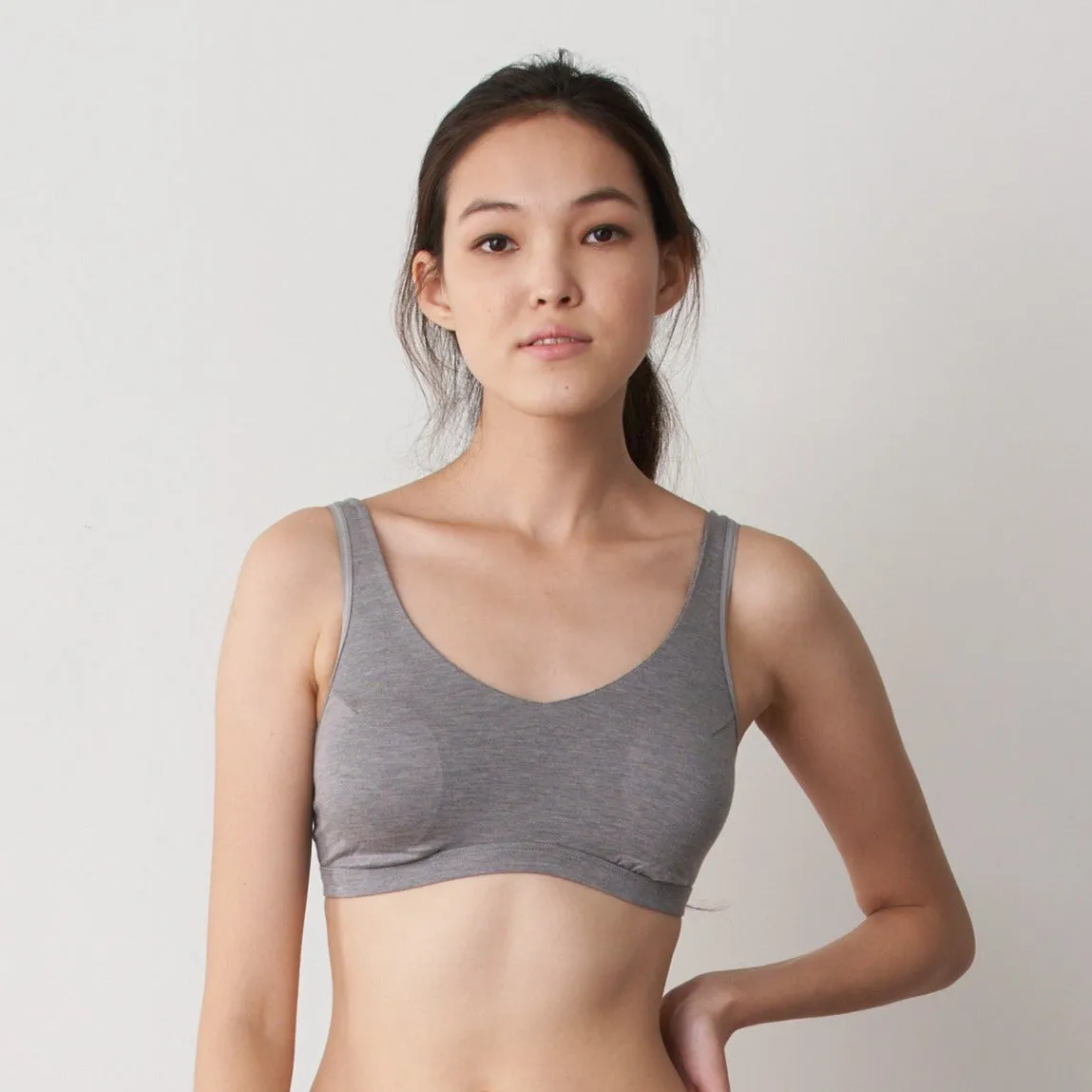 Green TENCEL™ Lyocell Soft Bra (Made in Japan)