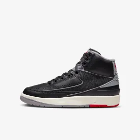 (GS) Air Jordan 2 Retro 'Black Cement' (2023) DQ8562-001