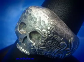 Hammered Fiji Skull Ring-UDINC0023