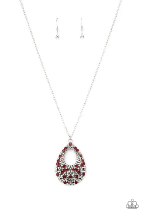 High Society Stargazing - Red Necklace