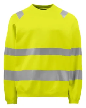 High Visibility Projob 6106 Hi Vis Sweatshirt - Class 3