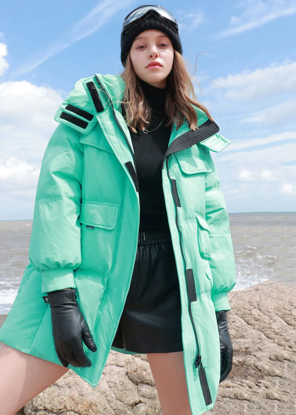 Hooded Down Puffer Coat