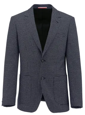 Hvar Navy Checked Sports Jacket