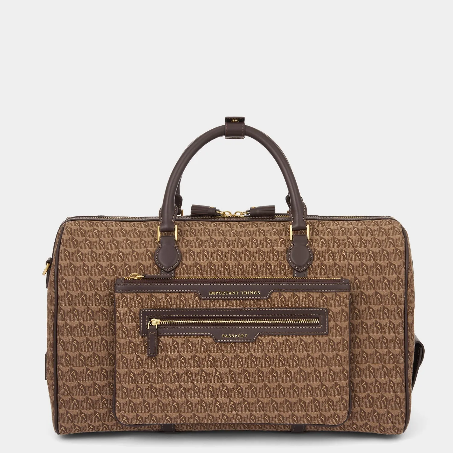 Jacquard In-Flight Barrel Travel Bag