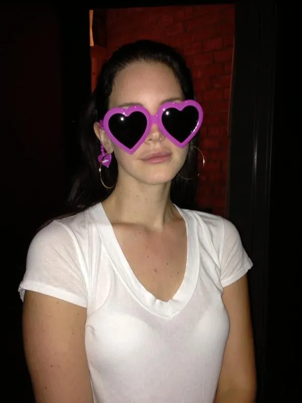 JEREMY SCOTT x Linda Farrow Heart Sunglasses - Pink