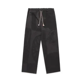 Jungles JUNGLES Towelling Beach Pants 'Black'