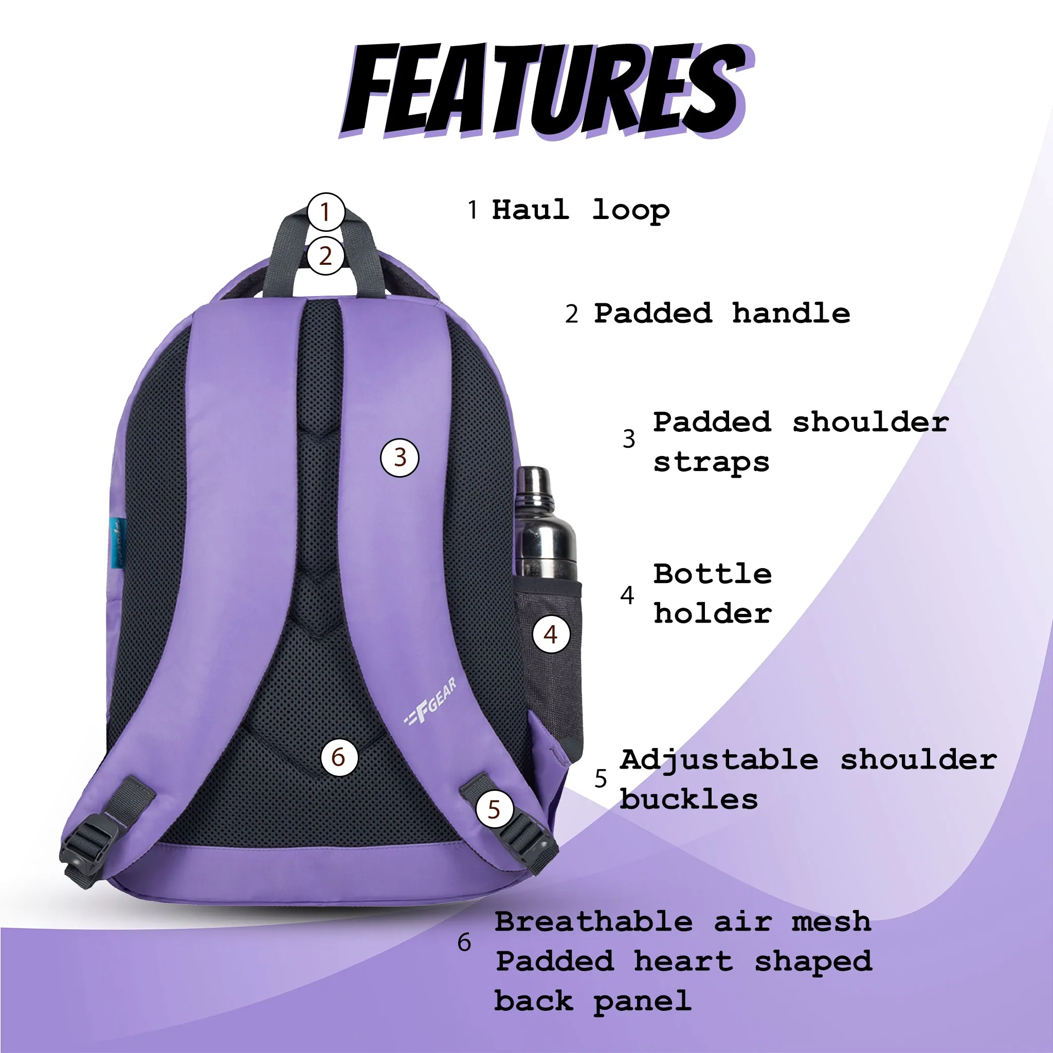 LBC 23L Lavender Backpack