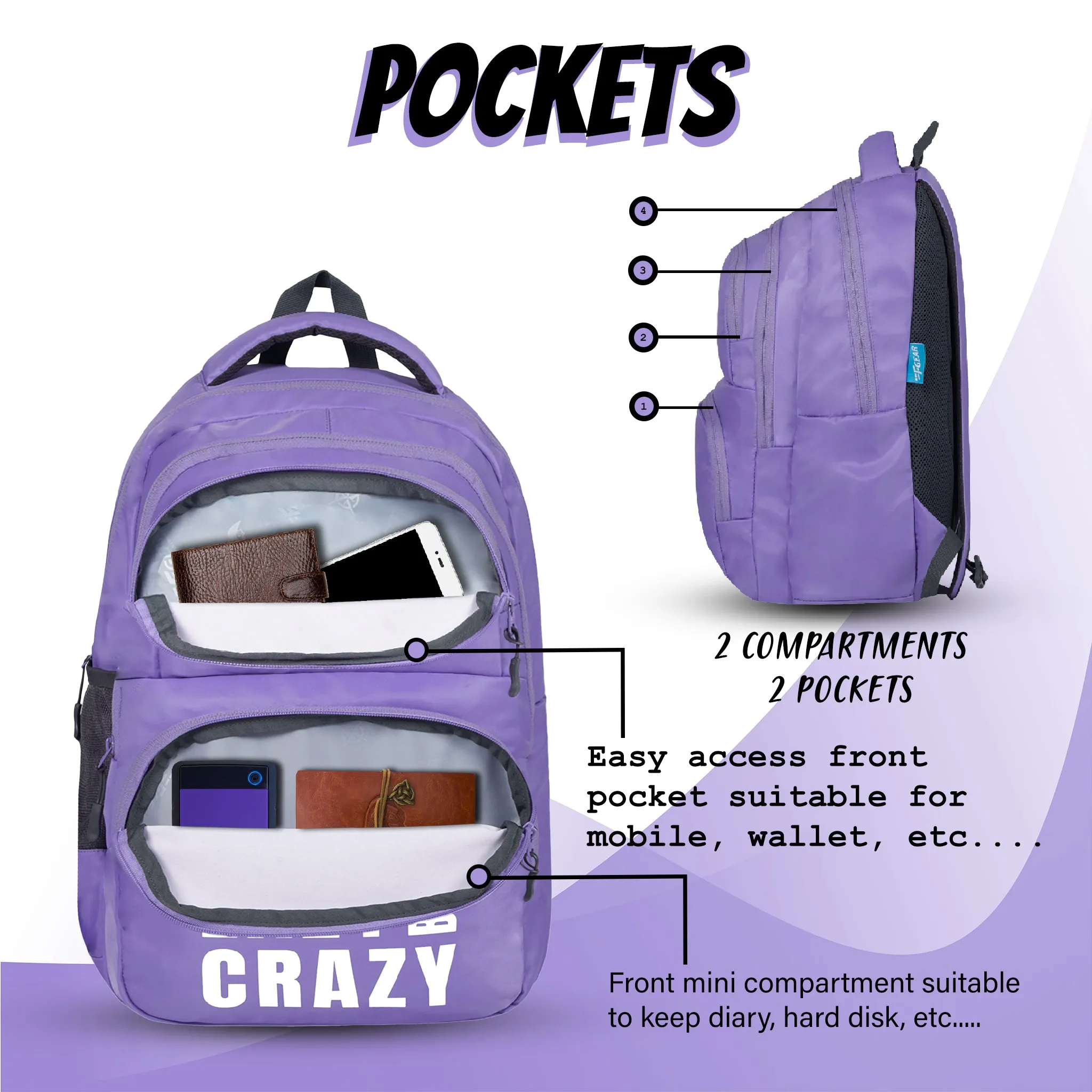 LBC 23L Lavender Backpack