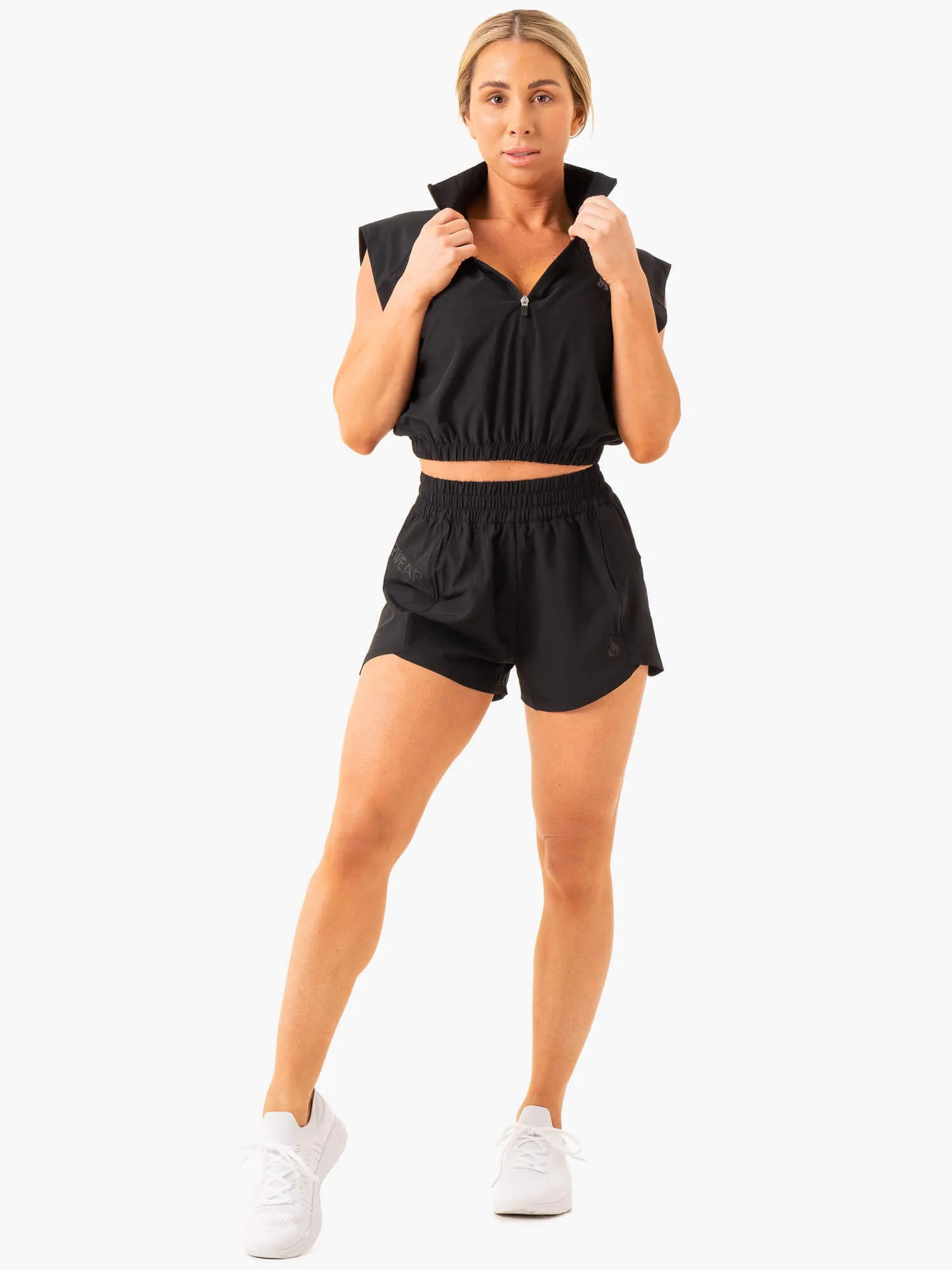 Level Up Sleeveless Training Top - Black