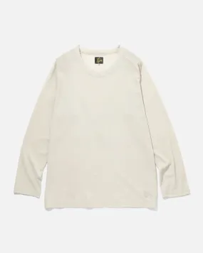 L/S U Neck Tee - Poly Mesh - Taupe