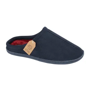 Mens Bedroom Slippers Navy Mule Cliff Jo & Joe