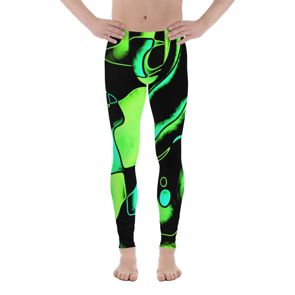 Men's Leggings Colorful Lime