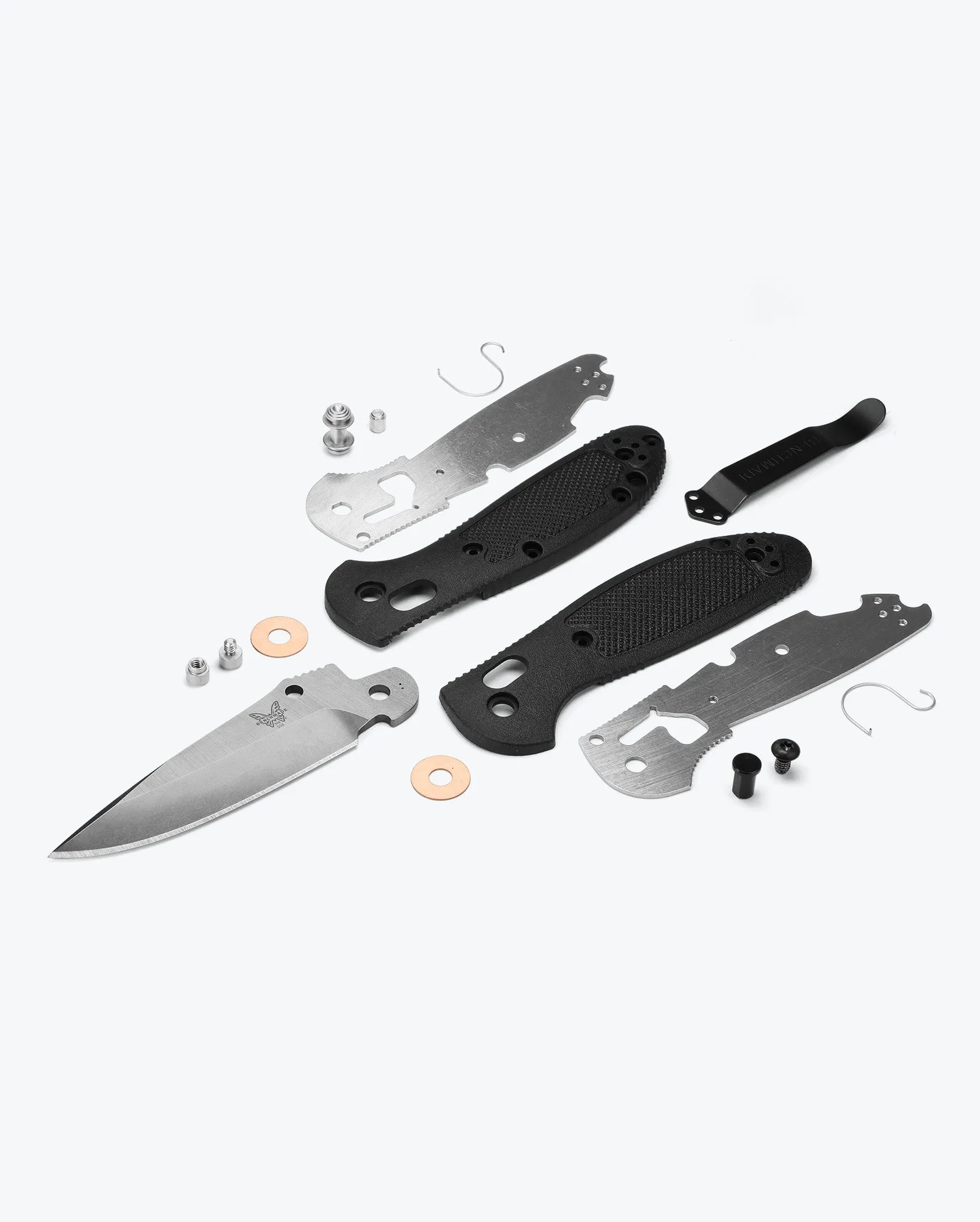 Mini Griptilian® | Black Grivory® | Drop-point