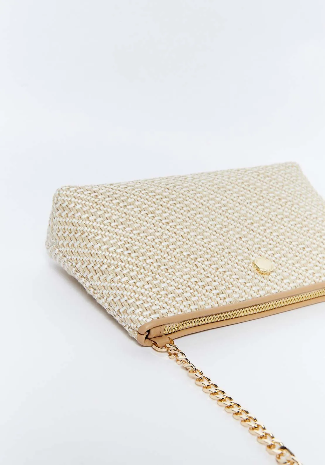 Mini tribbed bag - Beige