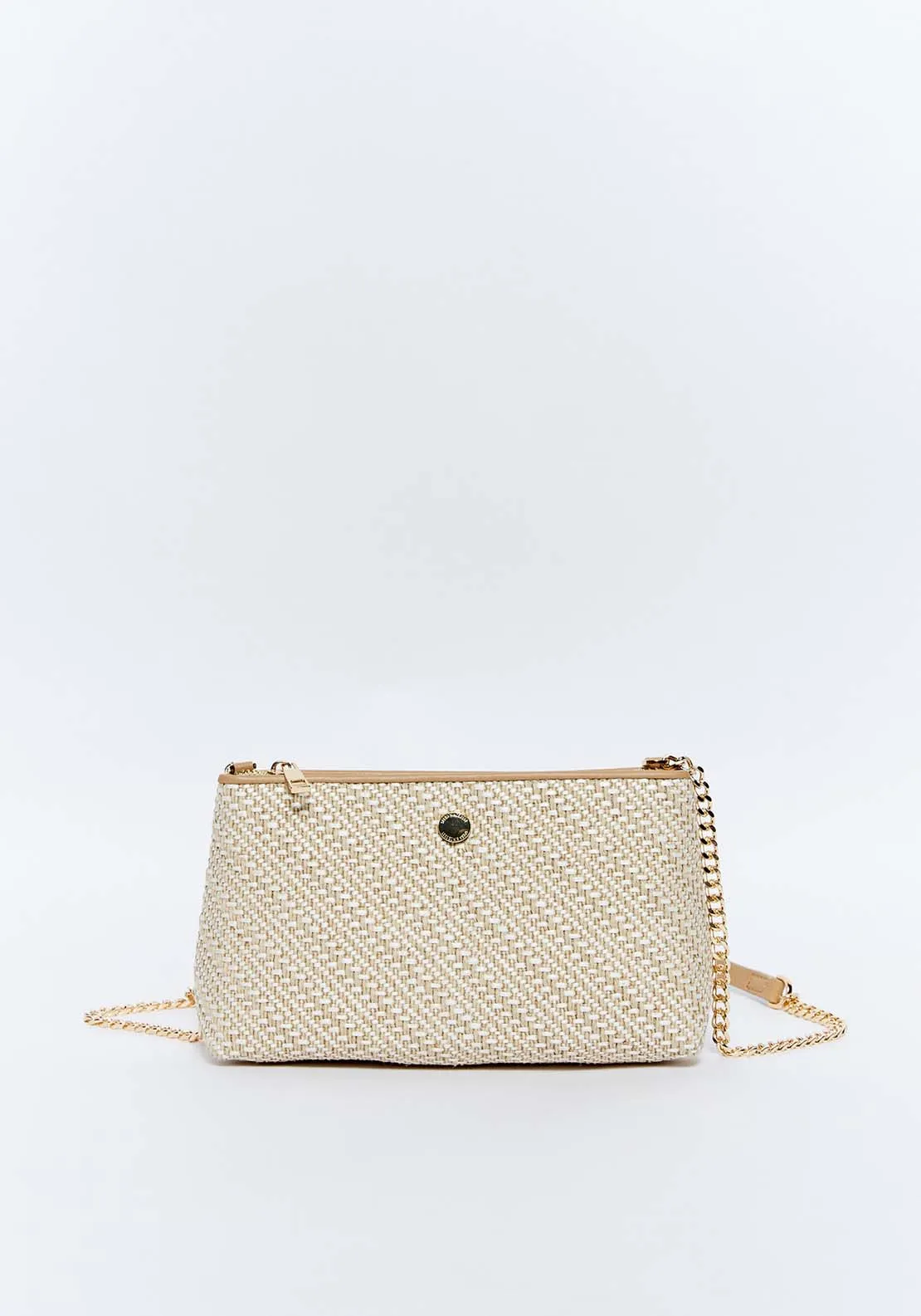 Mini tribbed bag - Beige