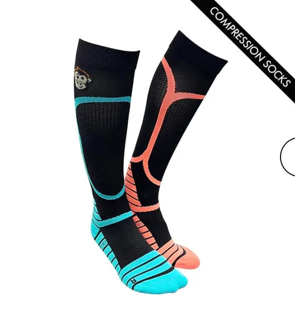 Monkey Sox Victory X1 Sport Compression | Black