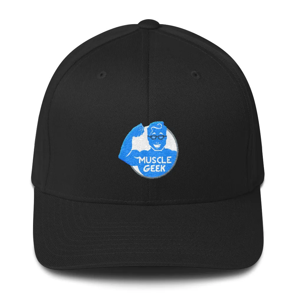 MuscleGeek Hat - Logo - Structured Twill Cap