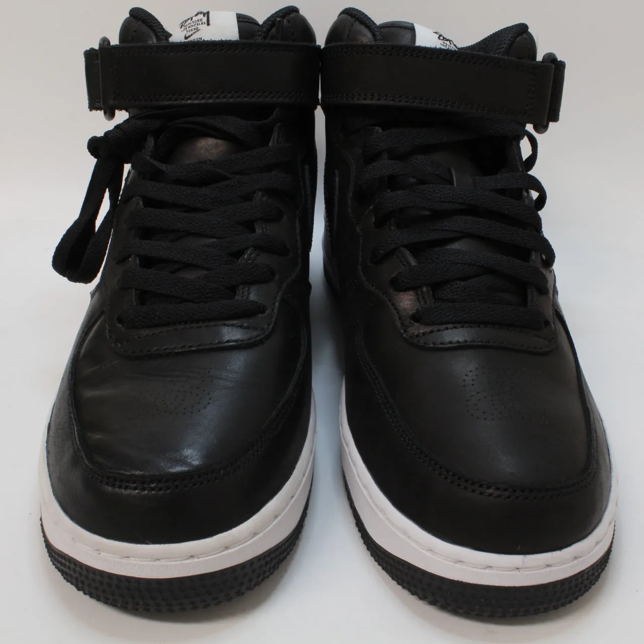 Nike Air Force 1 Mid Black Black Black Uk Size 7.5