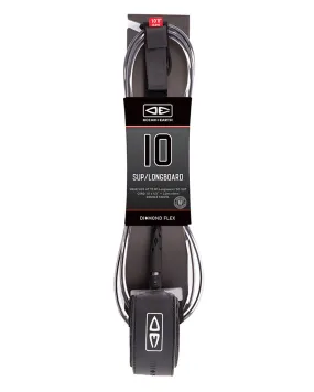 Ocean   Earth Regular Moulded SUP/ Longboard Leash - 10ft