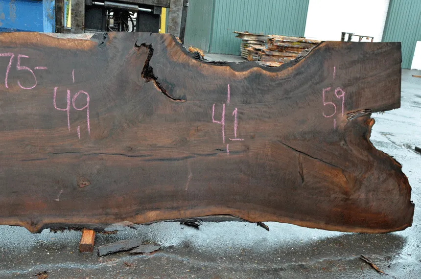 Oregon Black Walnut Slab 010220-08