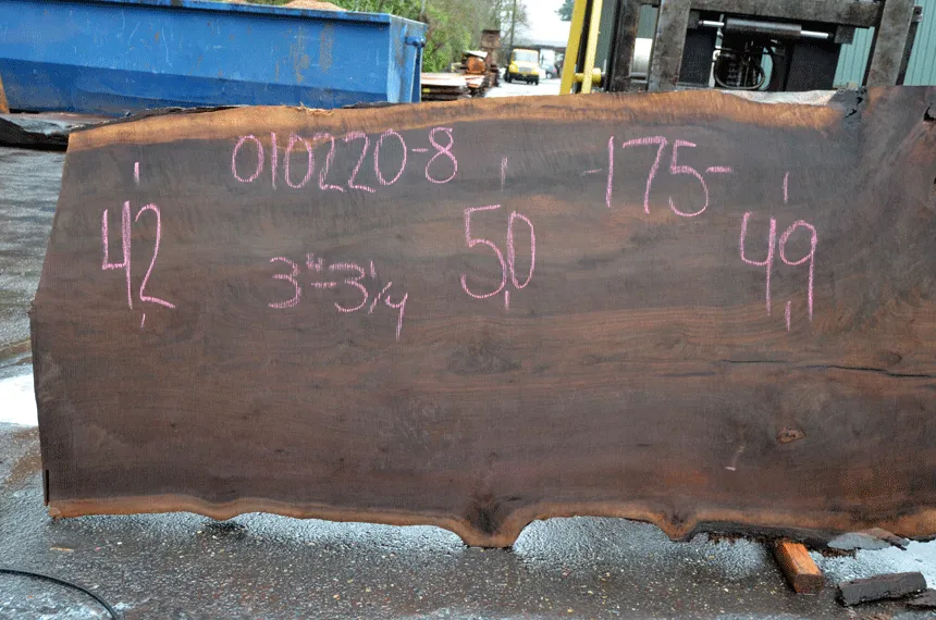 Oregon Black Walnut Slab 010220-08