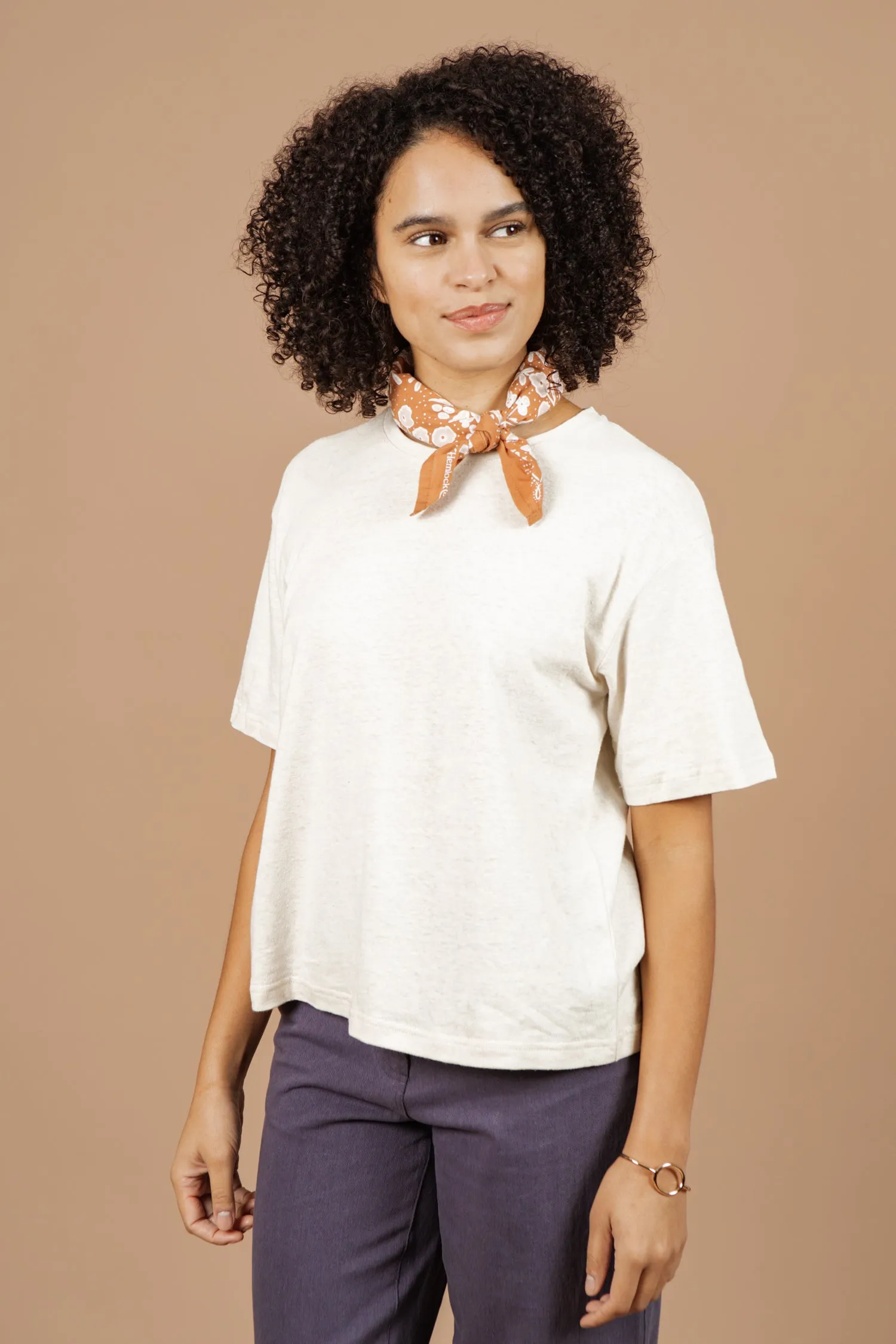 Organic Hemp Boxy Tee / Ivory