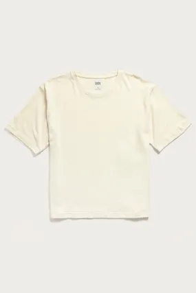 Organic Hemp Boxy Tee / Ivory