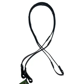 Passier Web Reins w/ Hand Stops in Black - Full