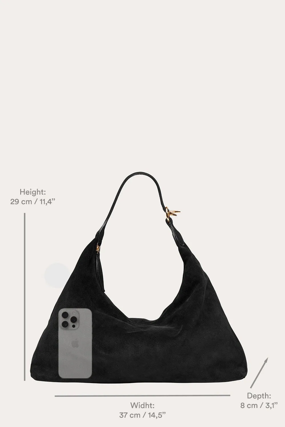 Pillow Shoulder Bag Black