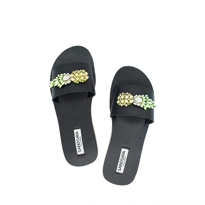 Pineapple- Waterproof Espadrille Flat