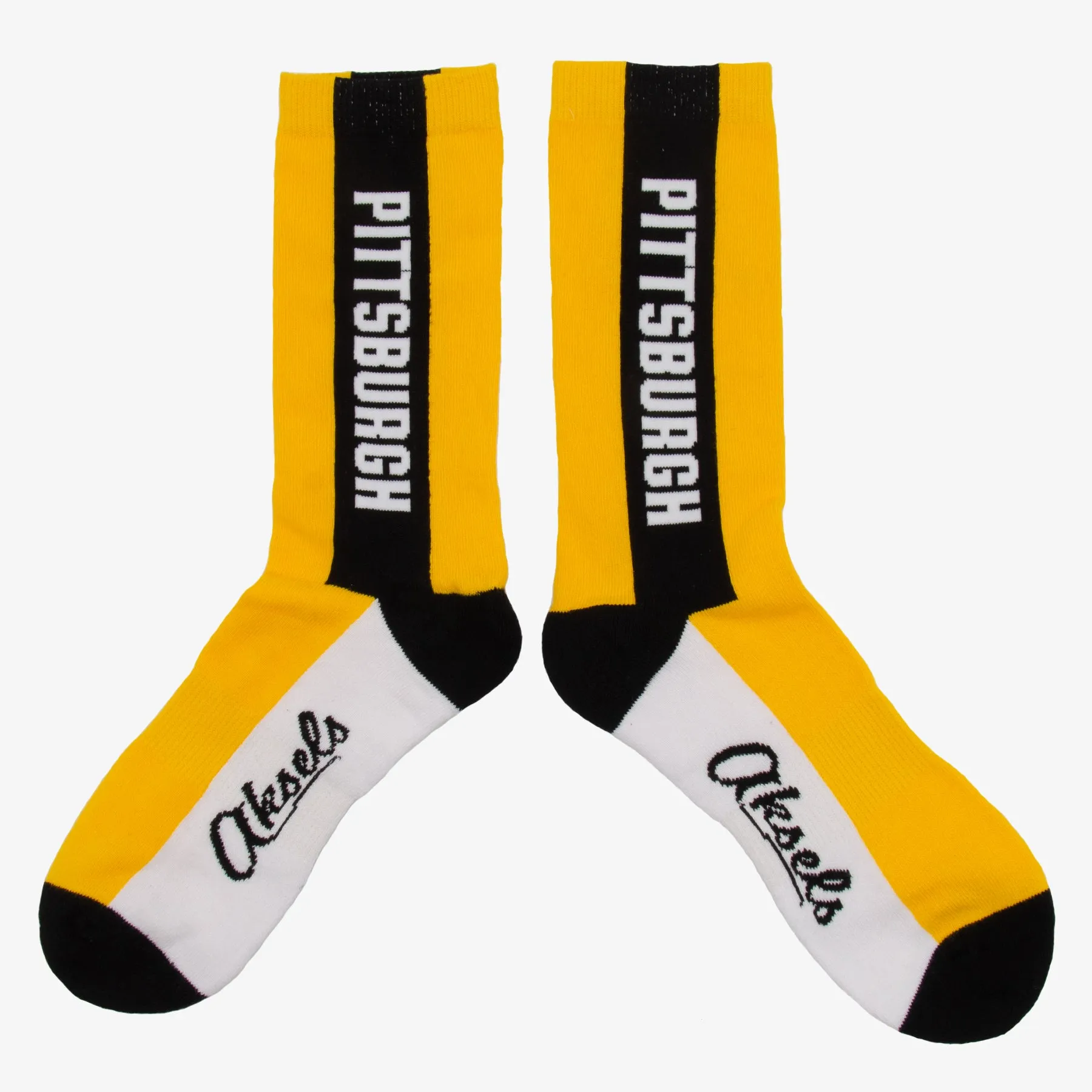 Pittsburgh Black and Yellow Socks