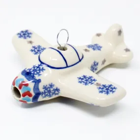 Plane-Ornament in Falling Snow