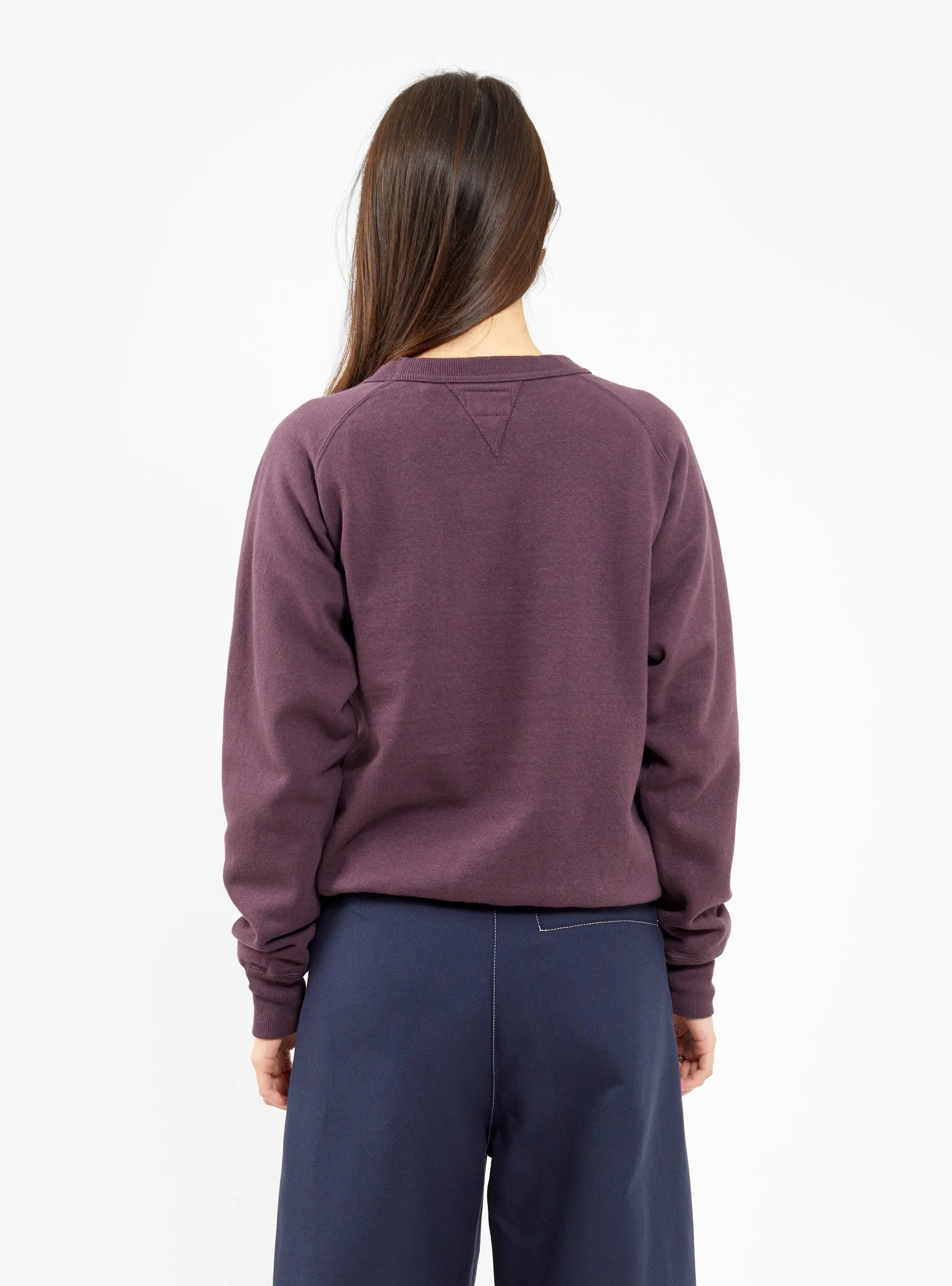 Poli'Ahu Crew Neck Sweatshirt - Plum Perfect