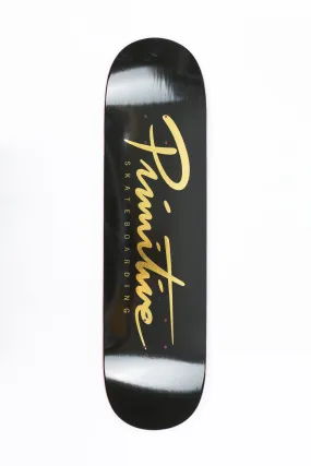 Primitive Gold Team Black 8.25" Skateboard Deck