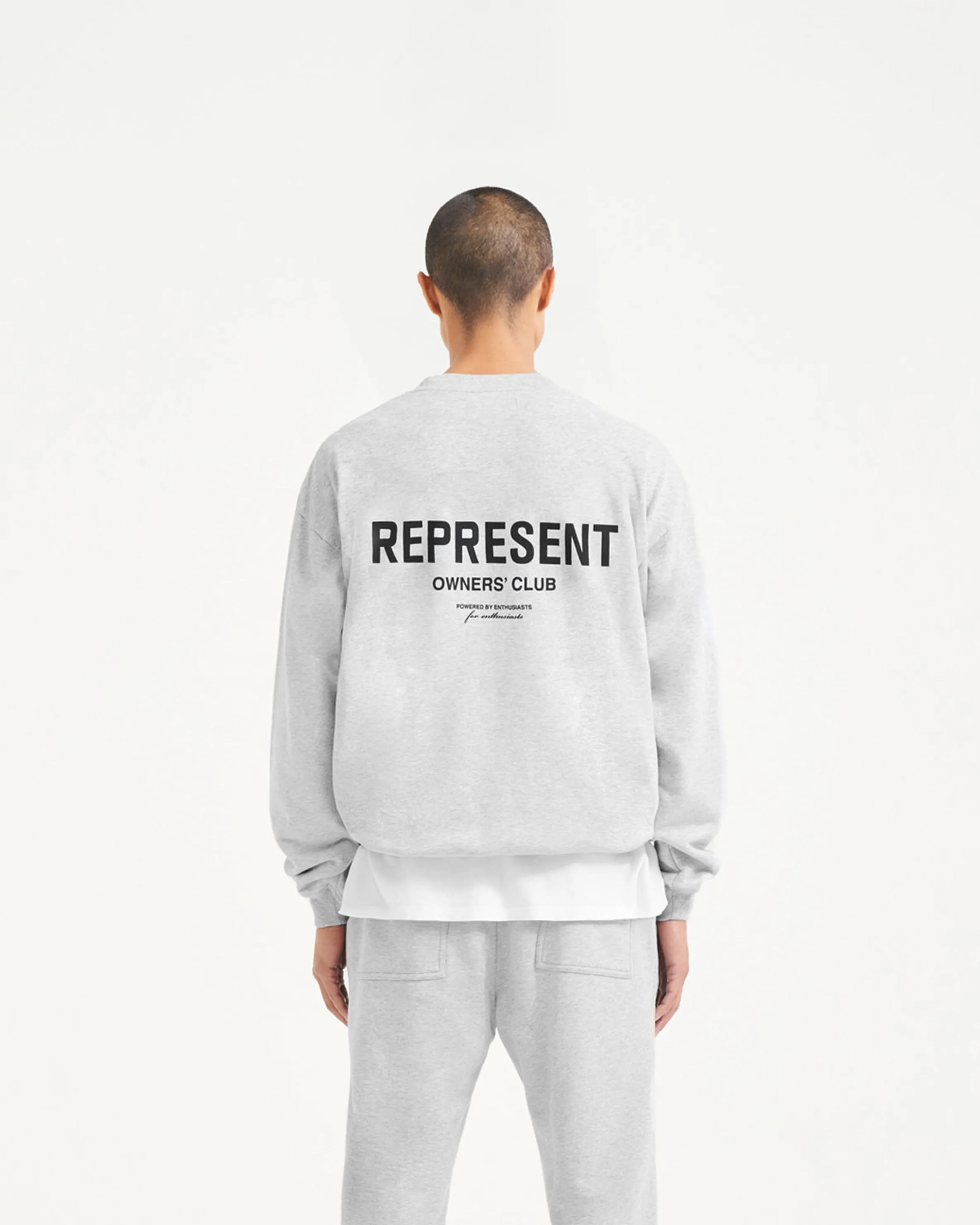 Represent Owners Club Sweater - Ash Grey