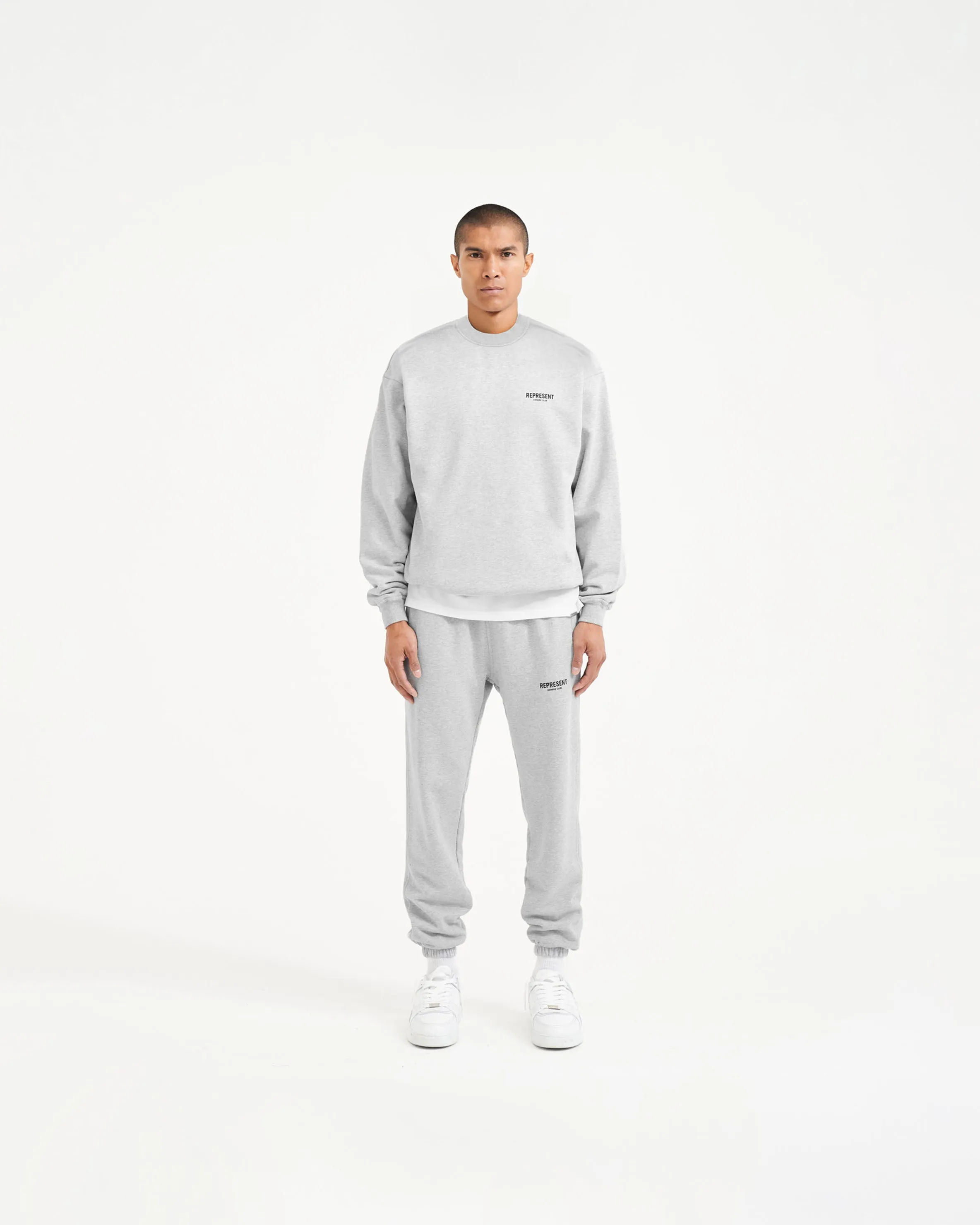 Represent Owners Club Sweater - Ash Grey