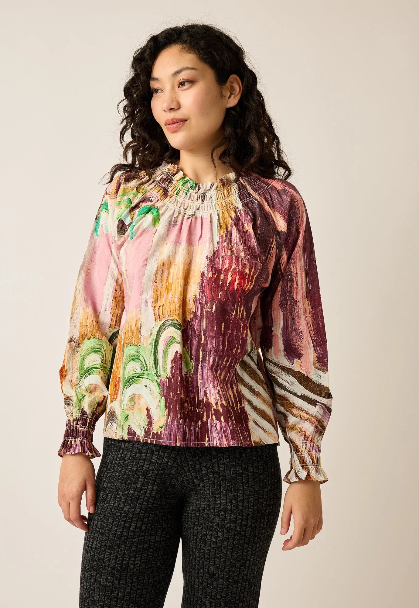 Rowena Shirred Blouse