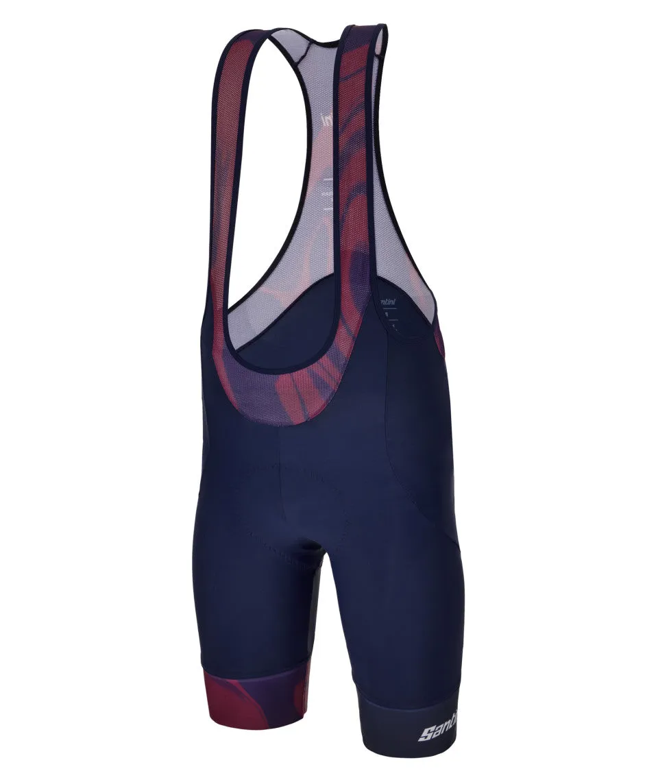 Santini TDF Bordeaux Bibshorts - Navy Blue