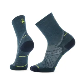 Smartwool Run Zero Cushion Mid Crew Socks (Men) - Twilight Blue