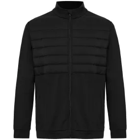 Sport Leisure Mens Jacket 1/2 Puff Black (Only XXL Left)