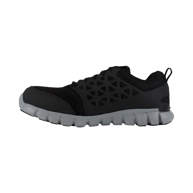 Sublite Cushion Alloy-Toe Athletic Work Shoe Black